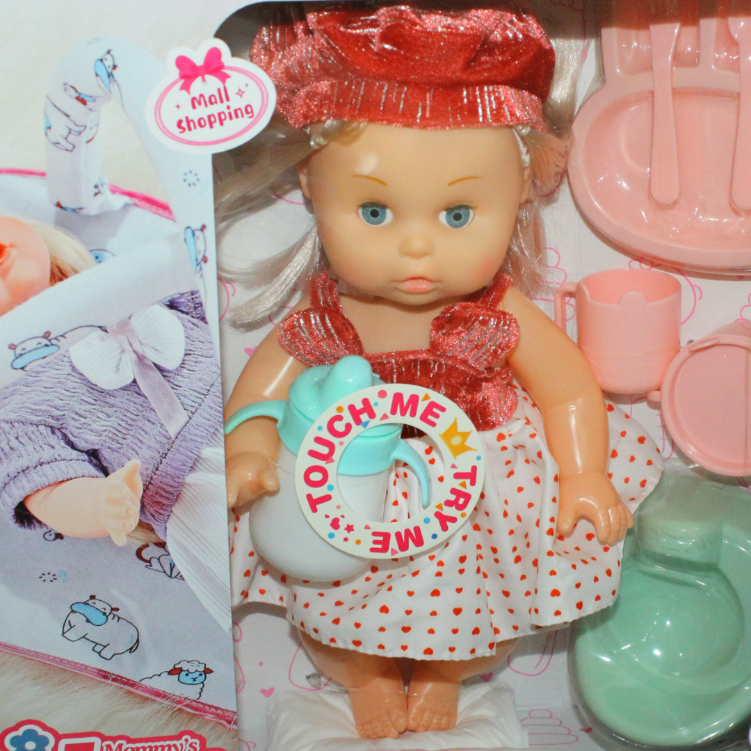 Baby Doll 40cm with 12 Melodies & Assorted Accessories