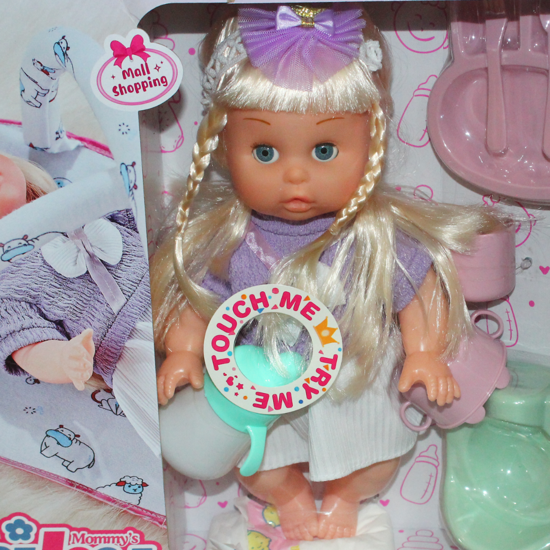 Baby Doll 40cm with 12 Melodies & Assorted Accessories