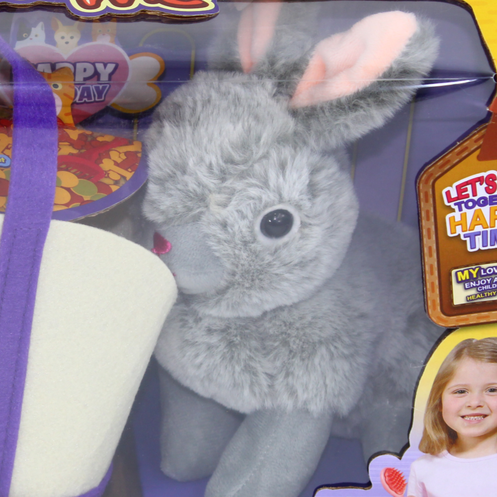 Lovely Pet Cute Collection Snuggles Set Rabbit with Sound + Bag & Accessories