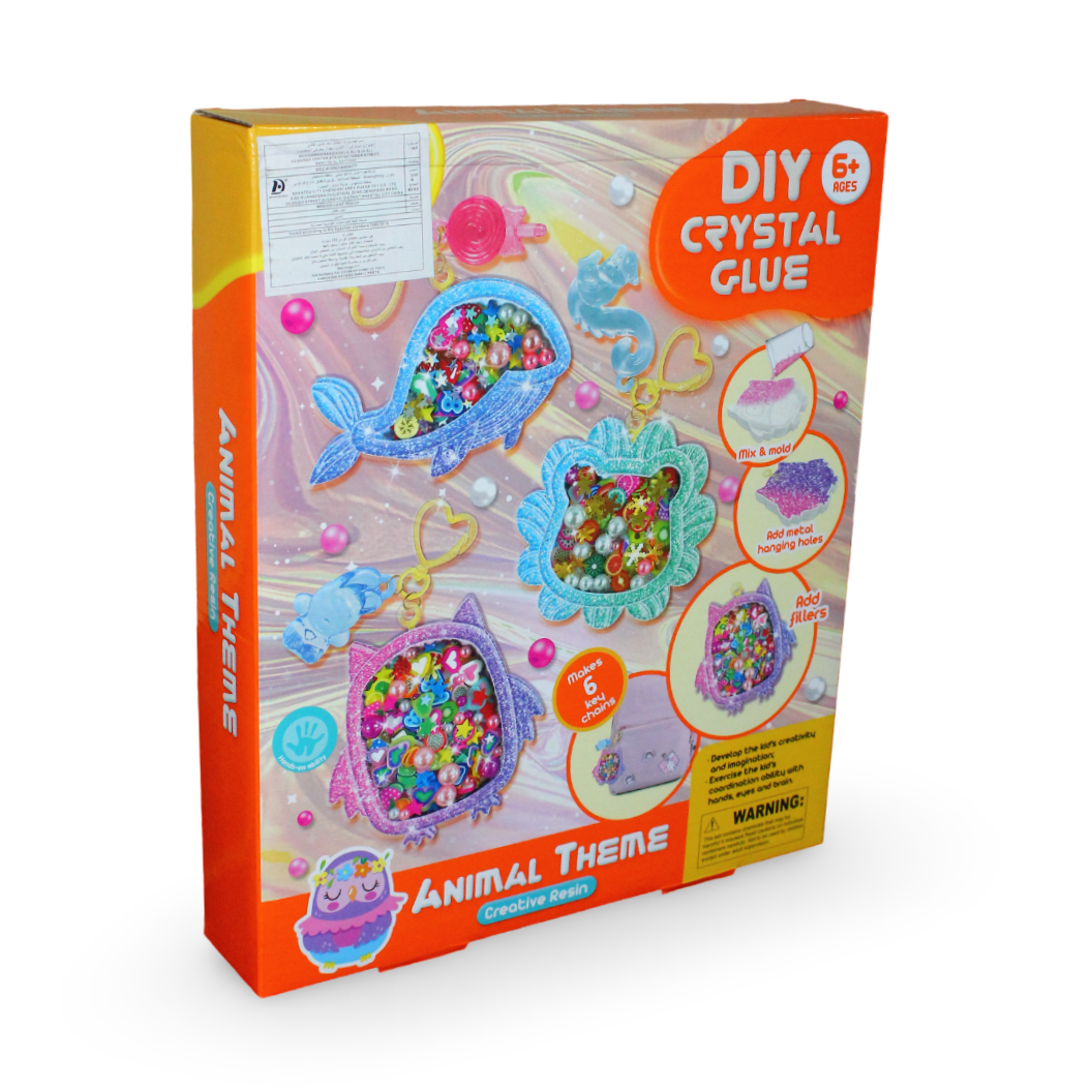 DIY Crystal Glue Craft Kit – Animal Theme