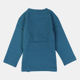 Baby Boys' Cotton Long-Sleeved T-Shirt – Teal