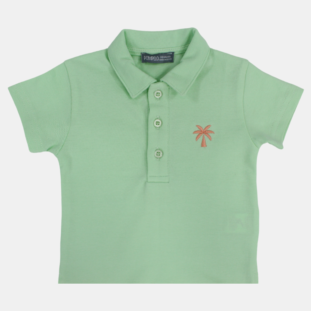 Baby Boys Plain Polo Shirt