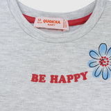 "Be Happy" Short-Sleeved T-Shirt
