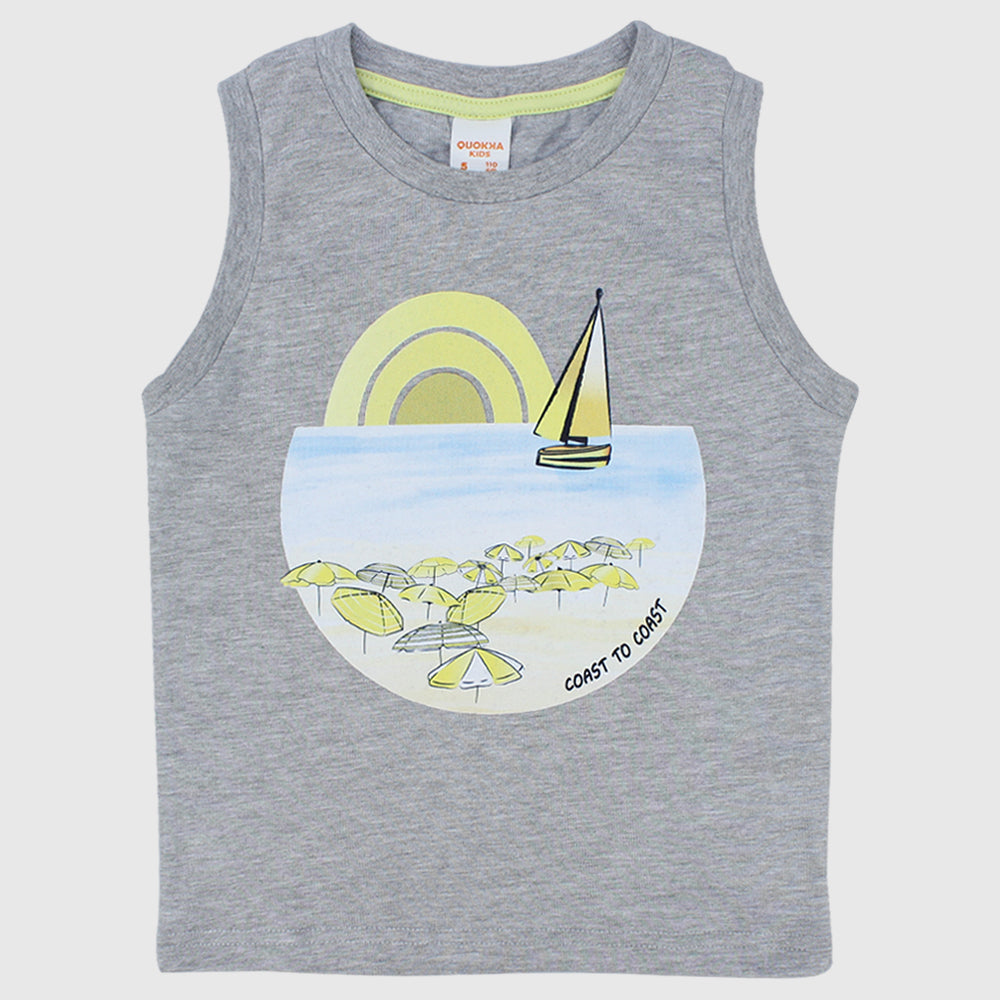 Beach Sleeveless T-Shirt