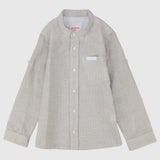 Checkered Long-Sleeved Shirt