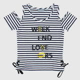 Striped Short-Sleeved T-Shirt