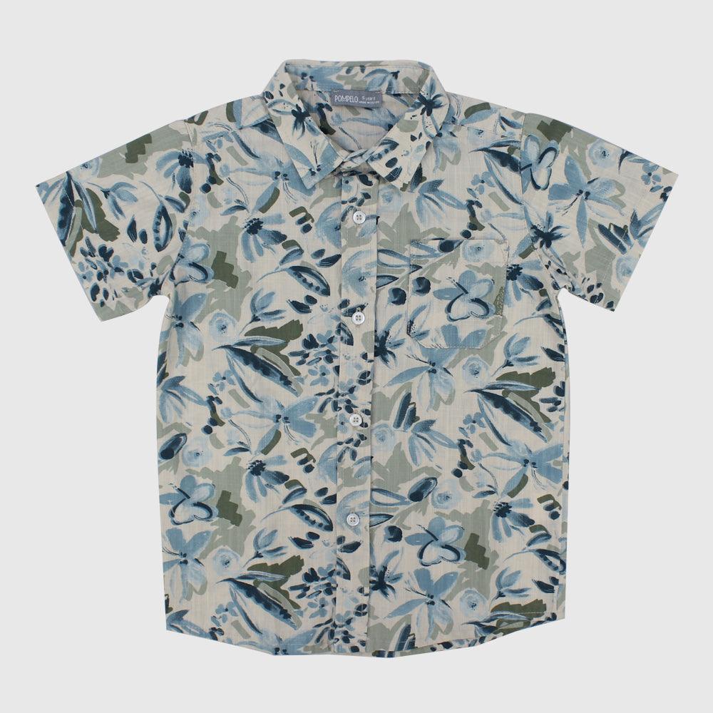 Floral Short-Sleeved Shirt