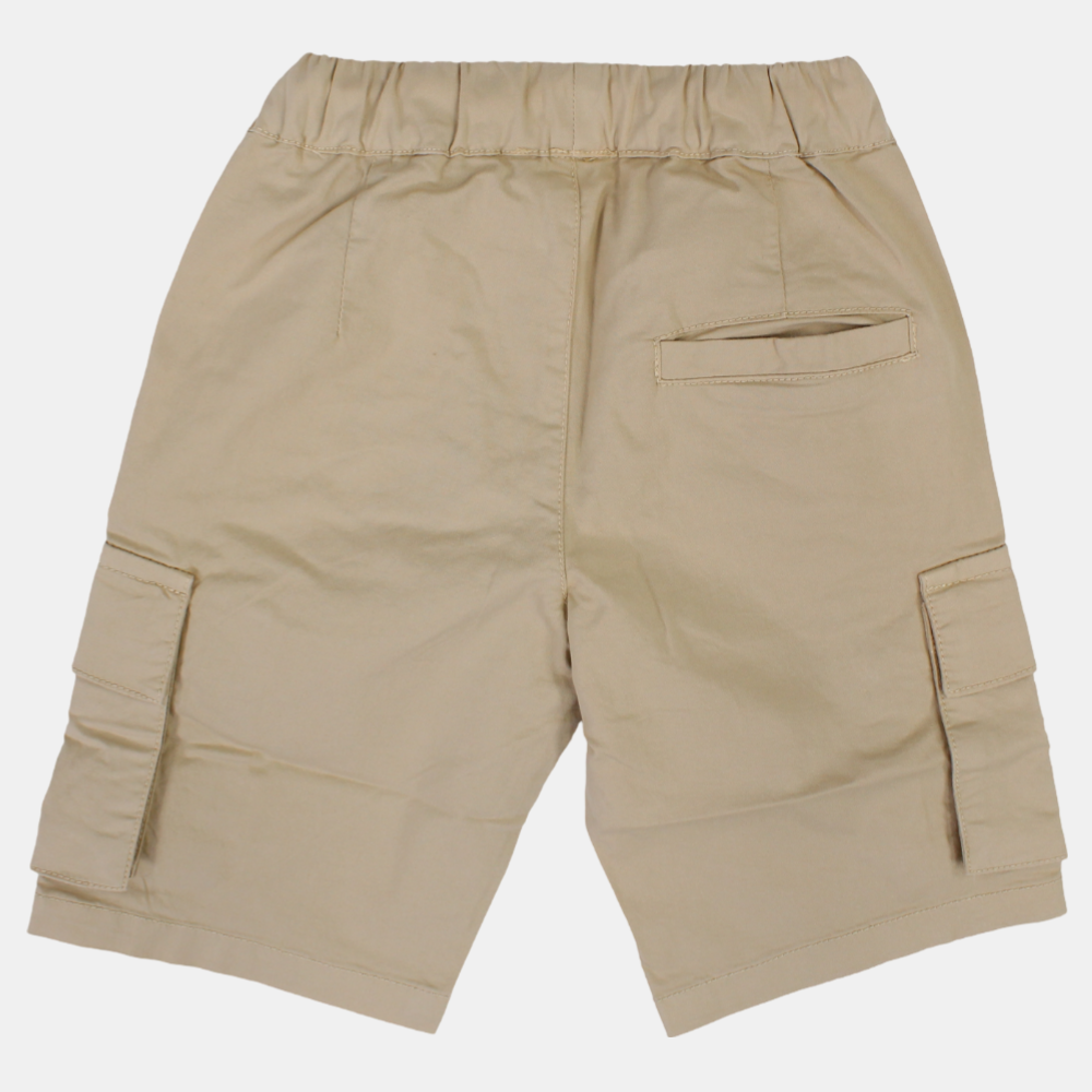 Boys Plain Gabardine Cargo Shorts