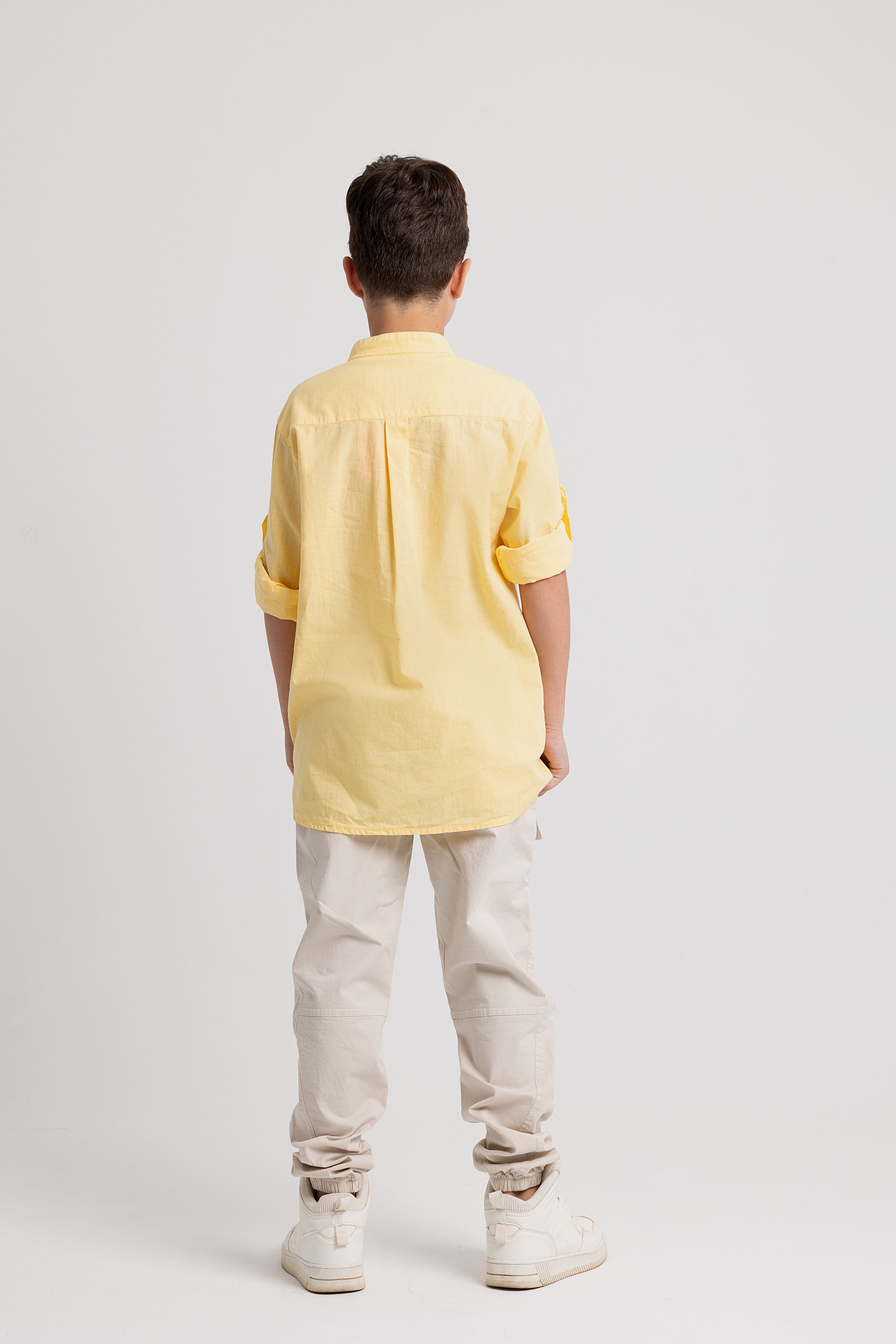 Boys Cotton Long-Sleeved Shirt