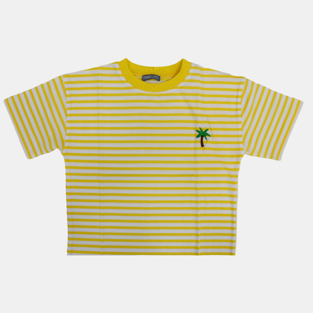 Boys Cotton Striped T-Shirt
