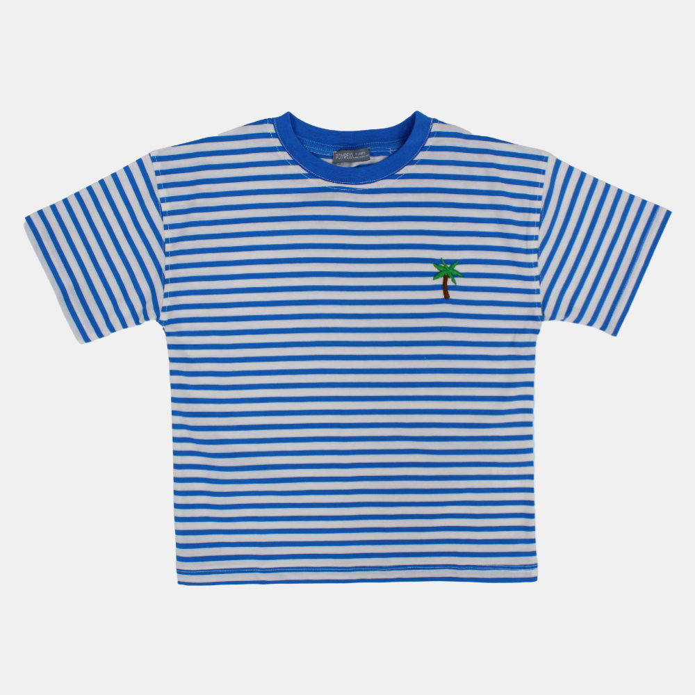 Boys Cotton Striped T-Shirt