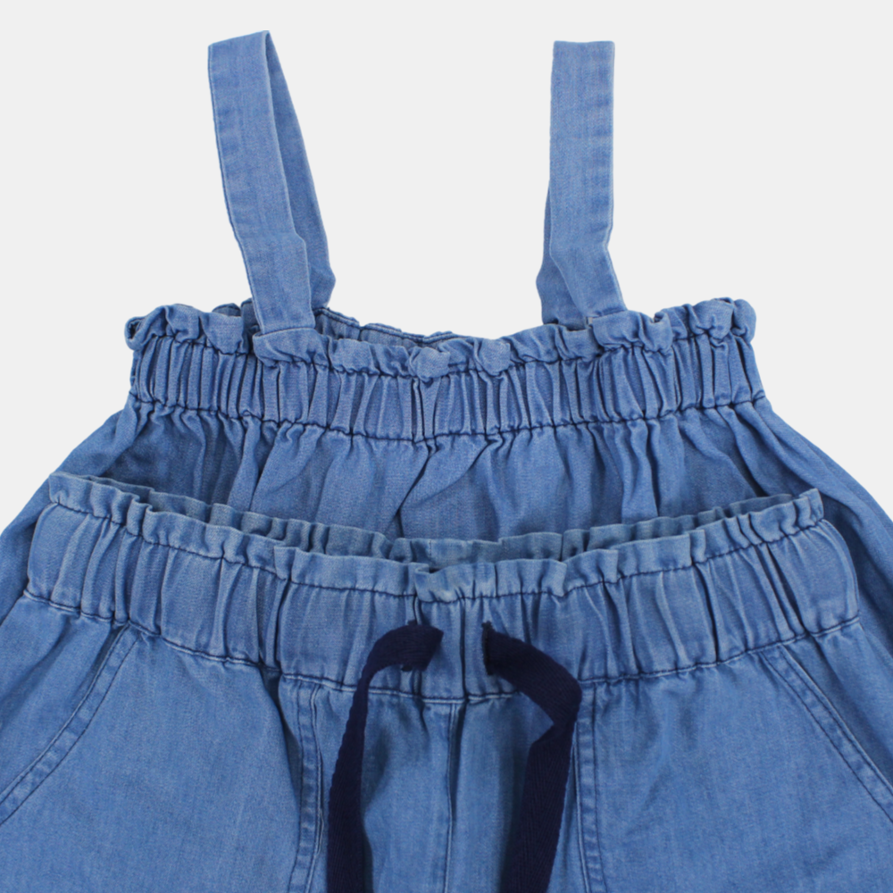 Girls Cotton Sleeveless Pajama Set