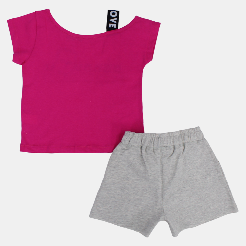 Girls Cotton Pajama Set - Brooklyn Print