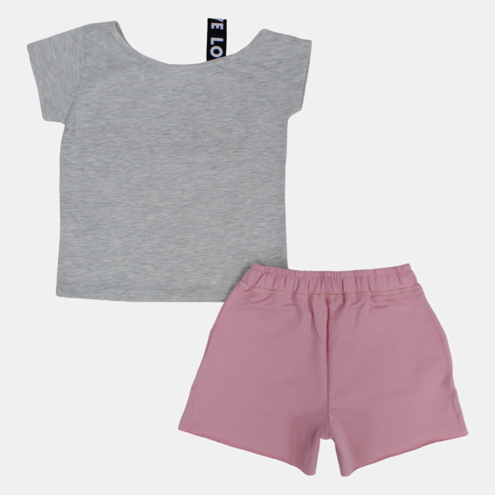 Girls Cotton Pajama Set - Brooklyn Print