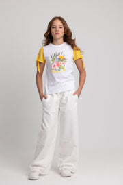 Girls Blouse  – White