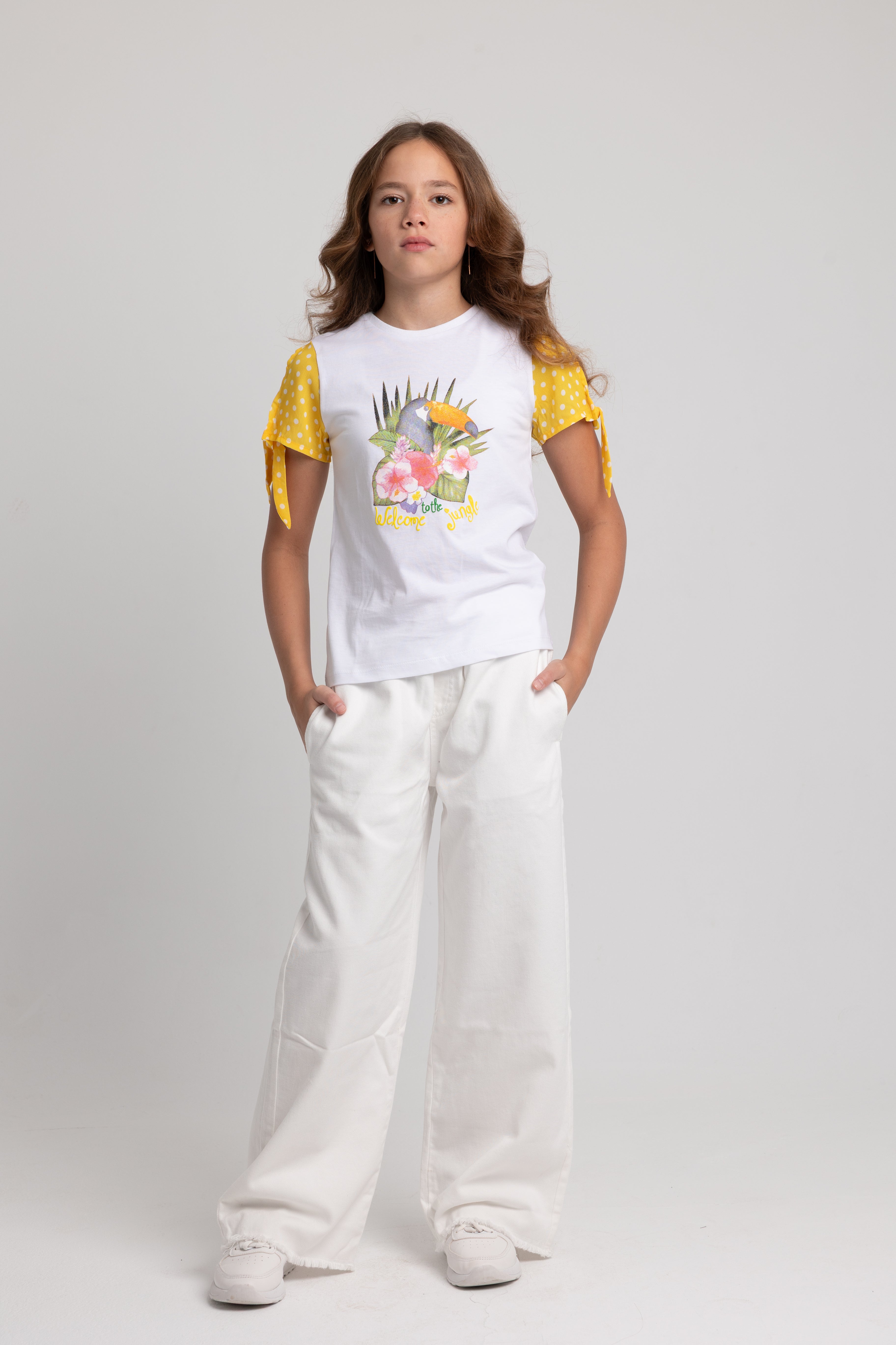 Girls Blouse  – White