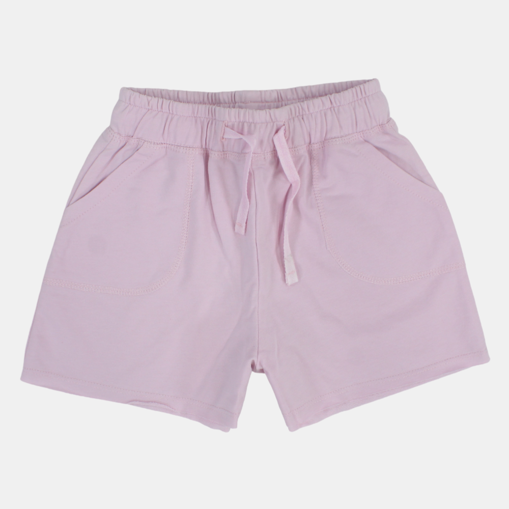 Girls Cotton Shorts - Soft Colors
