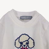 Chic Poodle Long-Sleeved T-Shirt