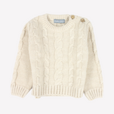 Beige Long-Sleeved Pullover