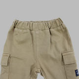 Plain Gabardine Cargo Pants