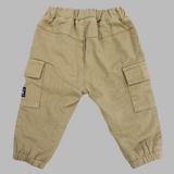 Plain Gabardine Cargo Pants