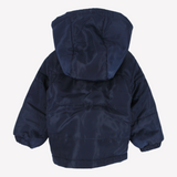 Plain Long-Sleeved Waterproof Hooded Jacket