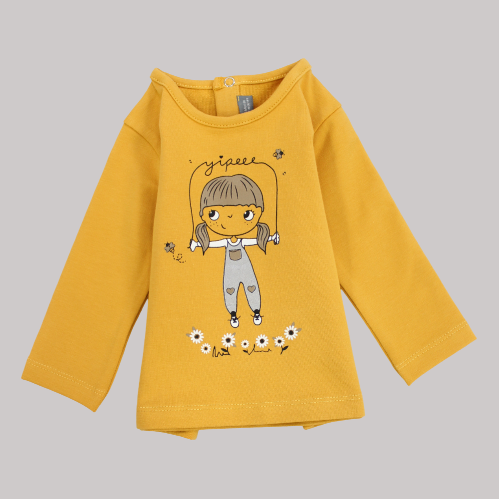 Cute Girls Long-Sleeved T-Shirt