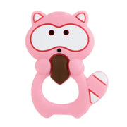 La Frutta Plus Jungle Teether +3m – Pink with Squirrel Design