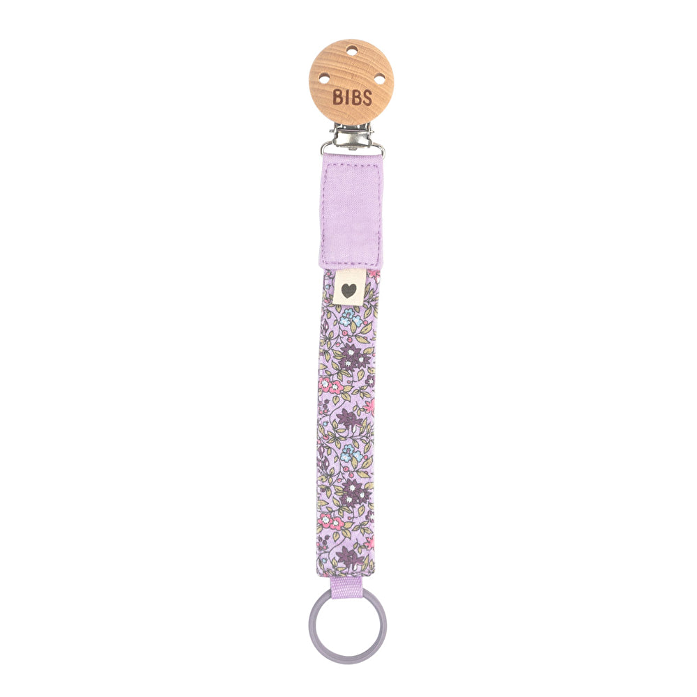 BIBS x Liberty Pacifier Clip - Chamomile Lawn Violet Sky