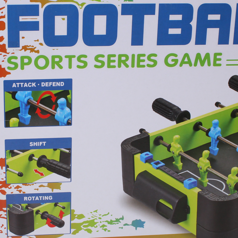 Green Wooden Football Table Game