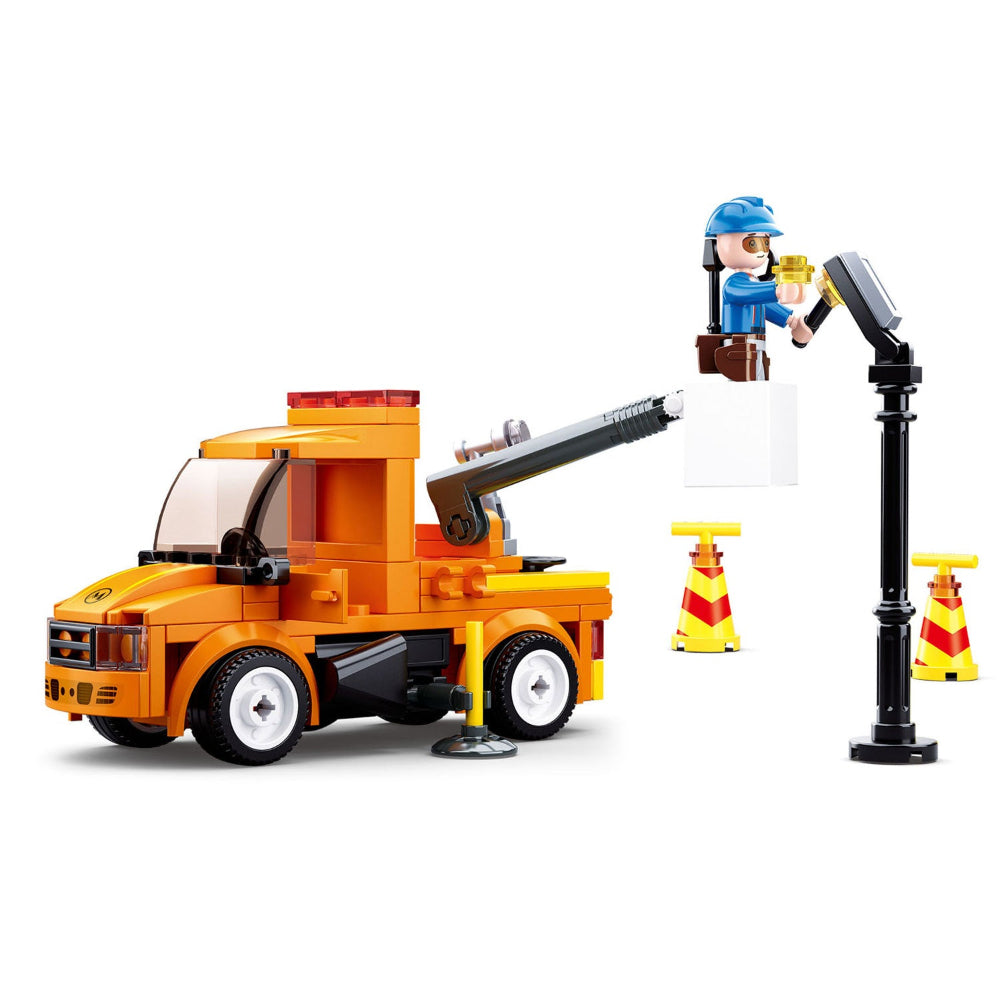 Sluban Town City Cleaner Block Set – 122 Pcs - Toys