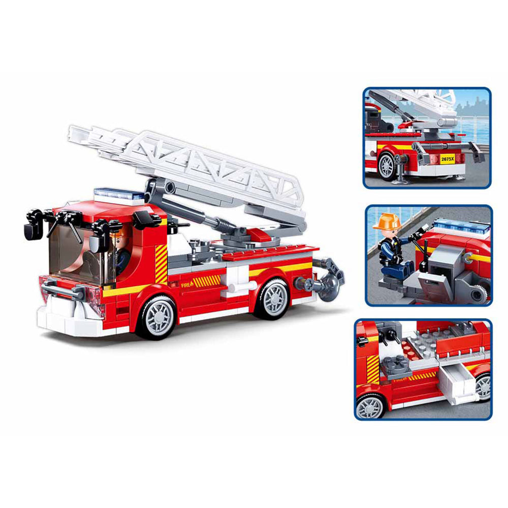 Sluban Fire Ladder Practice Building Blocks Set - 343 Pcs