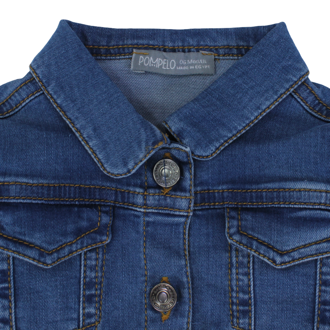 Baby Girls Denim Jacket – Blue