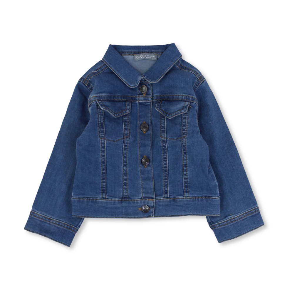 Baby Girls Denim Jacket – Blue