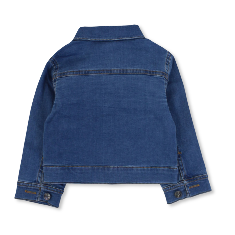 Baby Girls Denim Jacket – Blue