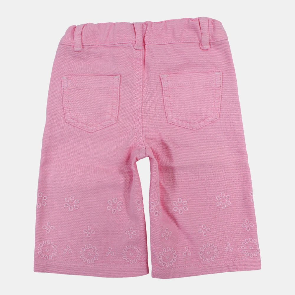 Pink Baby Girls' Gabardine Pants