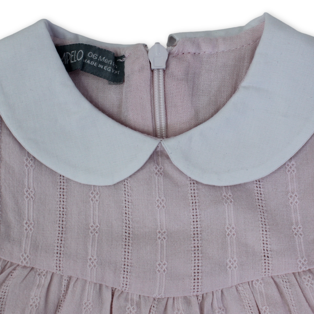 Baby Girls Cotton Dress – Pink