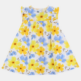 Baby Girls Sleeveless Dress – Floral Print
