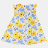 Baby Girls Sleeveless Dress – Floral Print