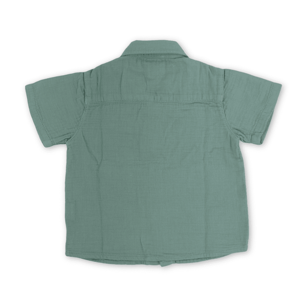 Baby Boys Cotton Shirt – Mint