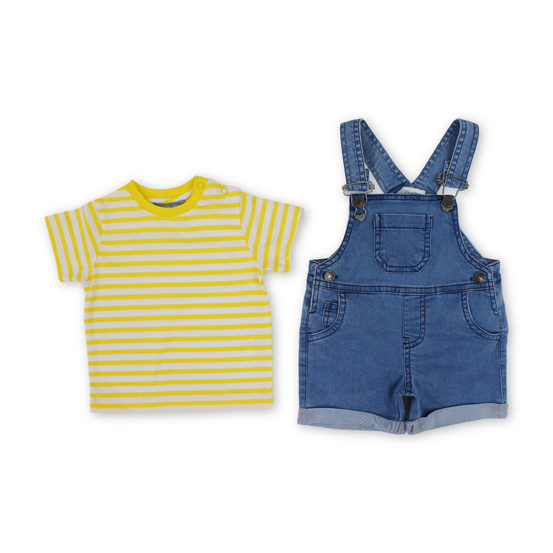 Baby Boys Denim 2-Piece Outfit Set - Clothing - Pompelo
