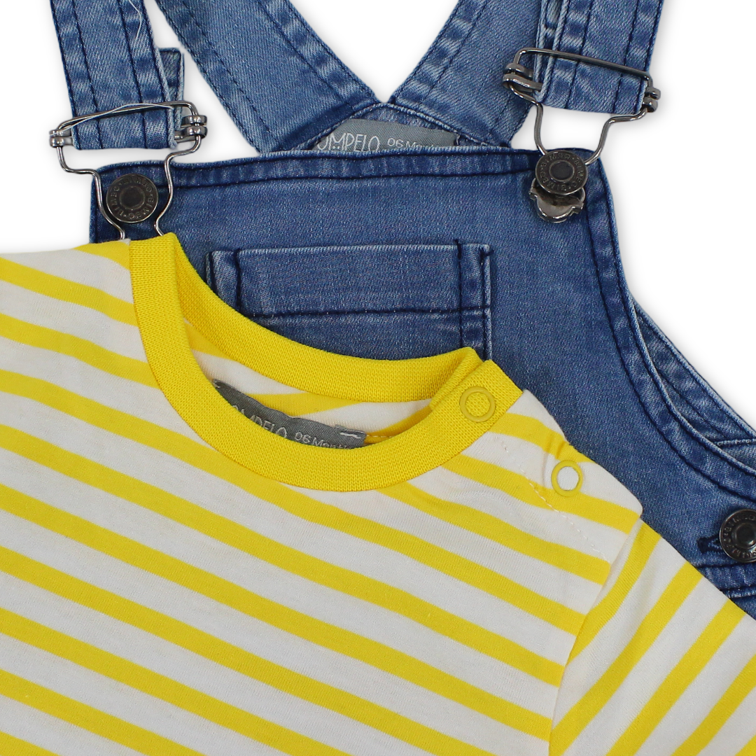 Baby Boys Denim 2-Piece Outfit Set