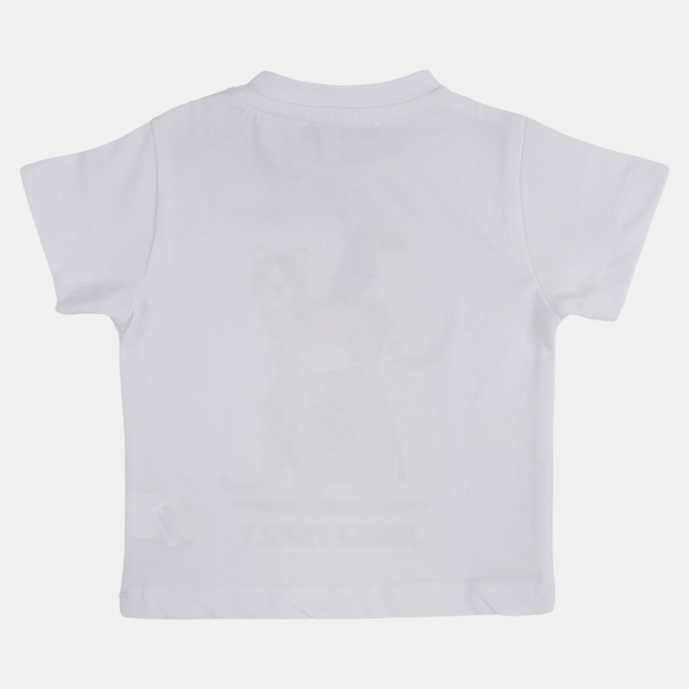 Baby Boys Cotton T-Shirt – Animal Print