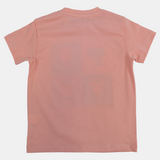 Baby Boys Cotton T-Shirt – Salmon with Animal Print