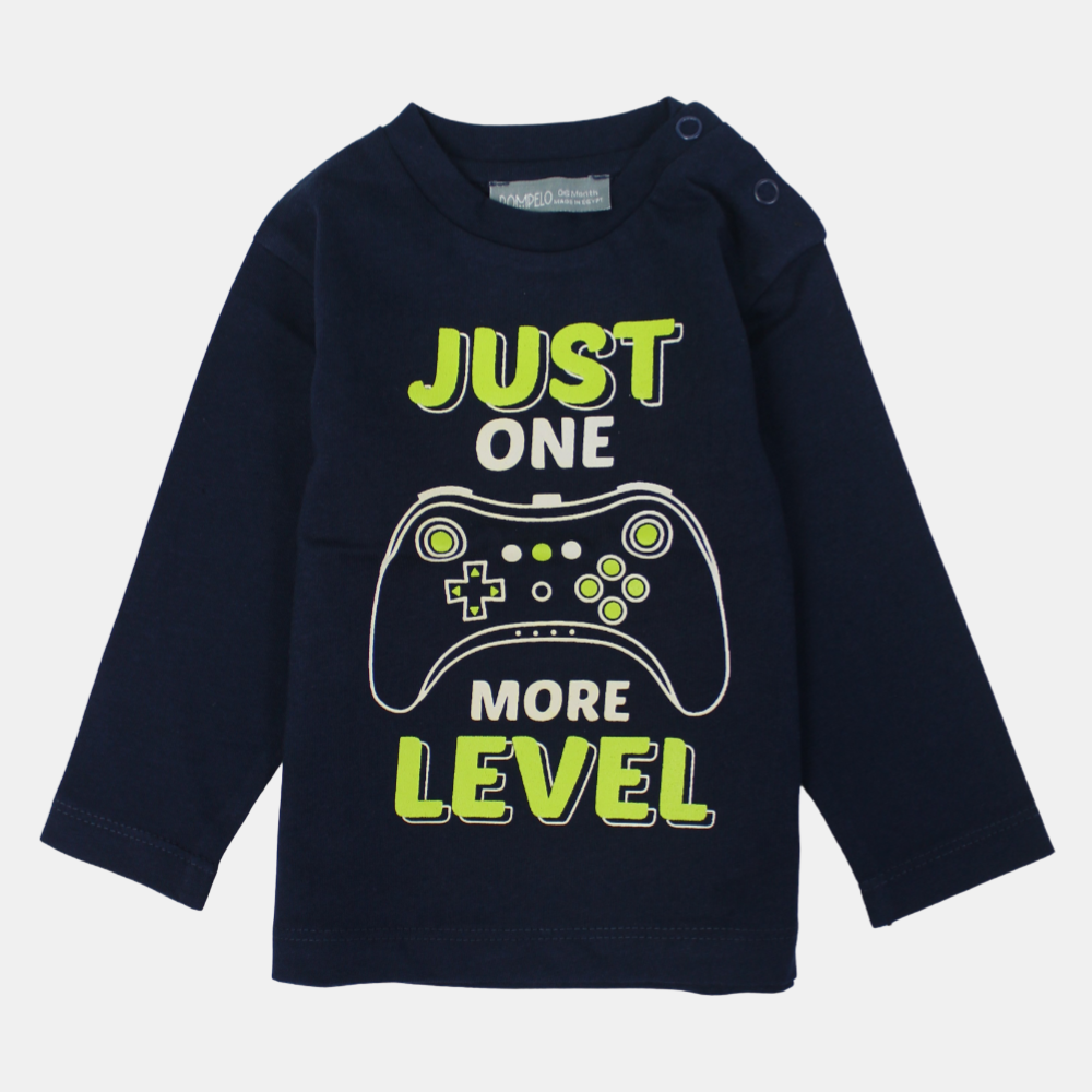 Baby Boys' Cotton Long-Sleeved T-Shirt