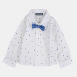 Baby Boys' Cotton Shirt – Off-White