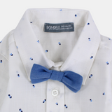 Baby Boys' Cotton Shirt – Off-White