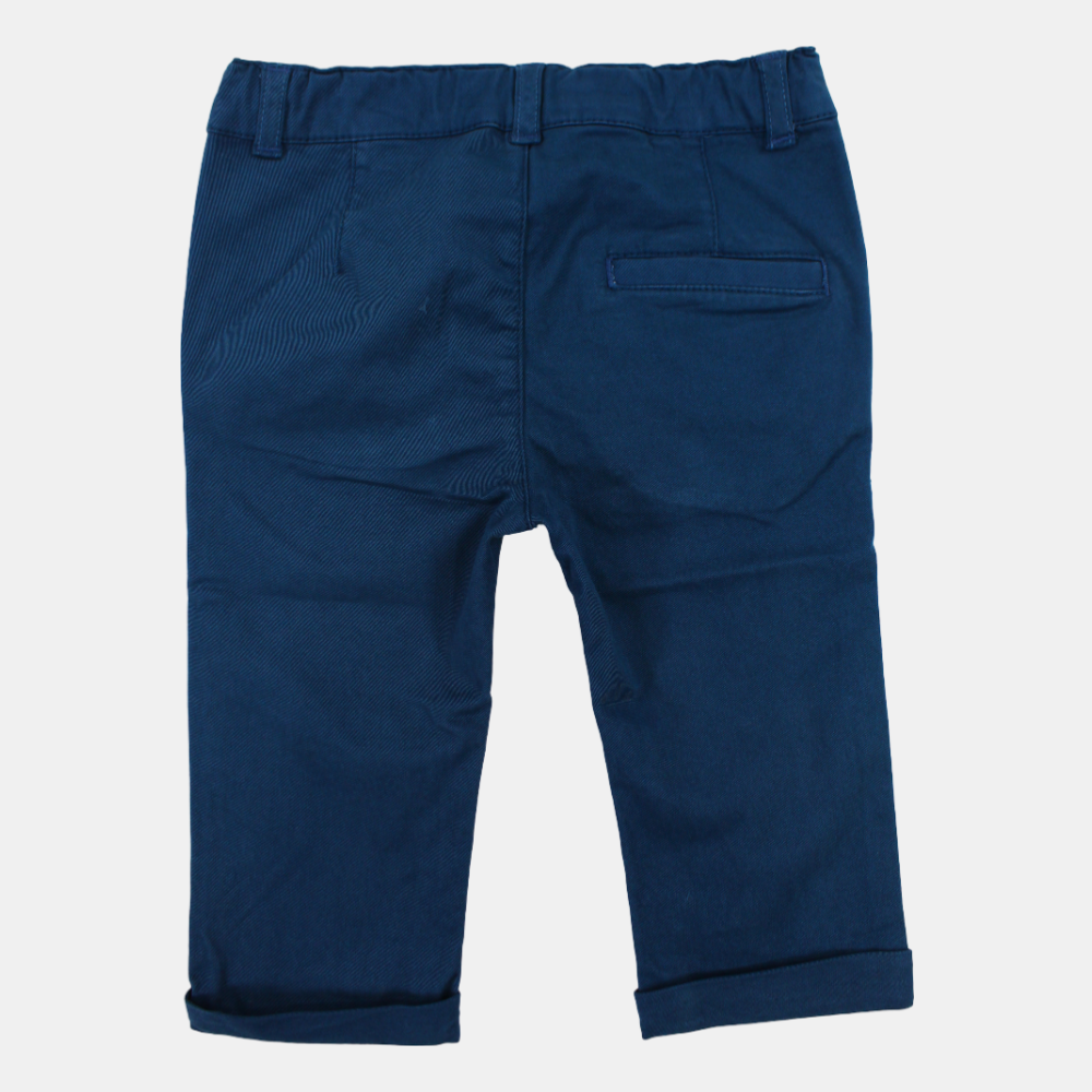 Baby Boys Navy Gabardine Pants