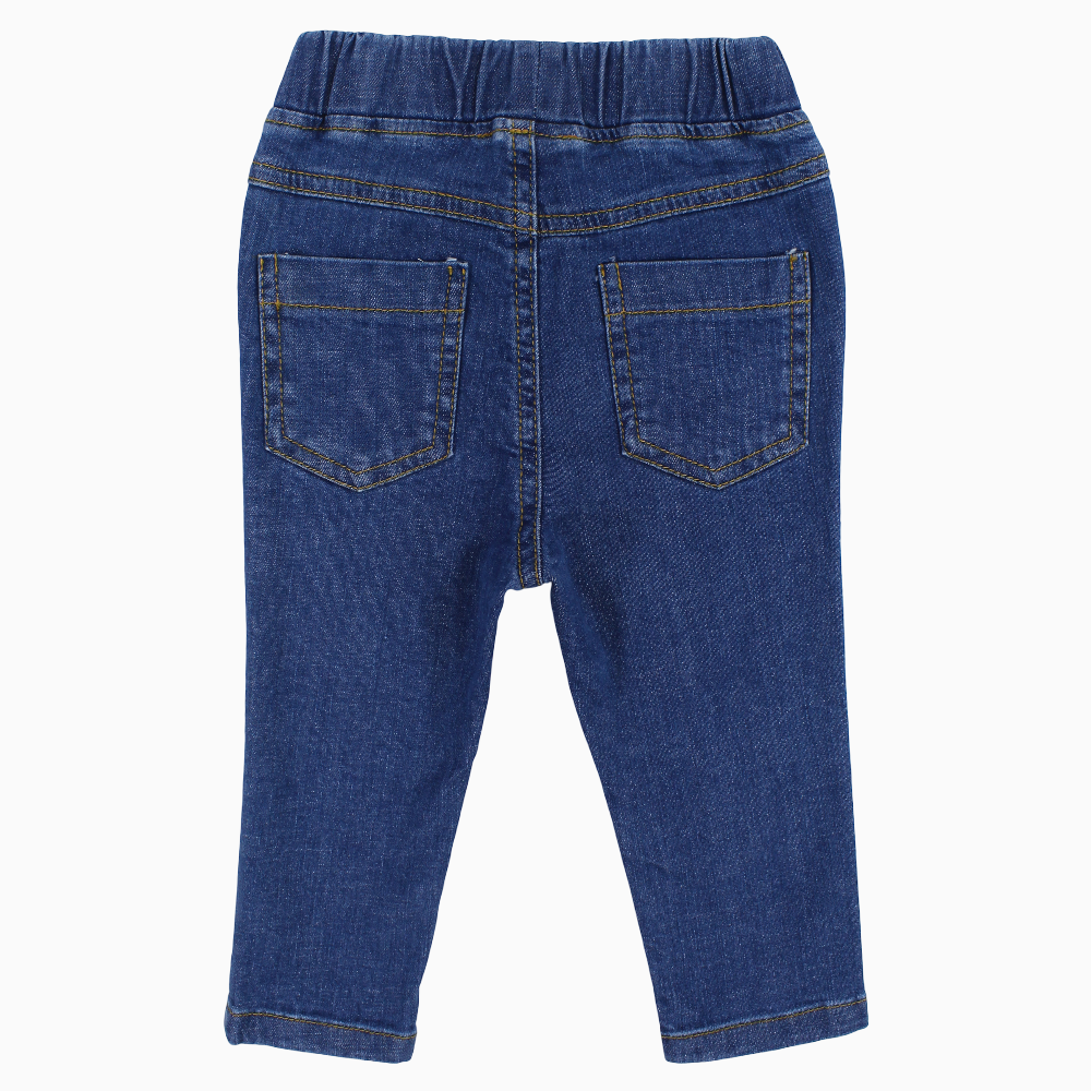 Baby Girls Jeans – Navy Mid Rise Fit