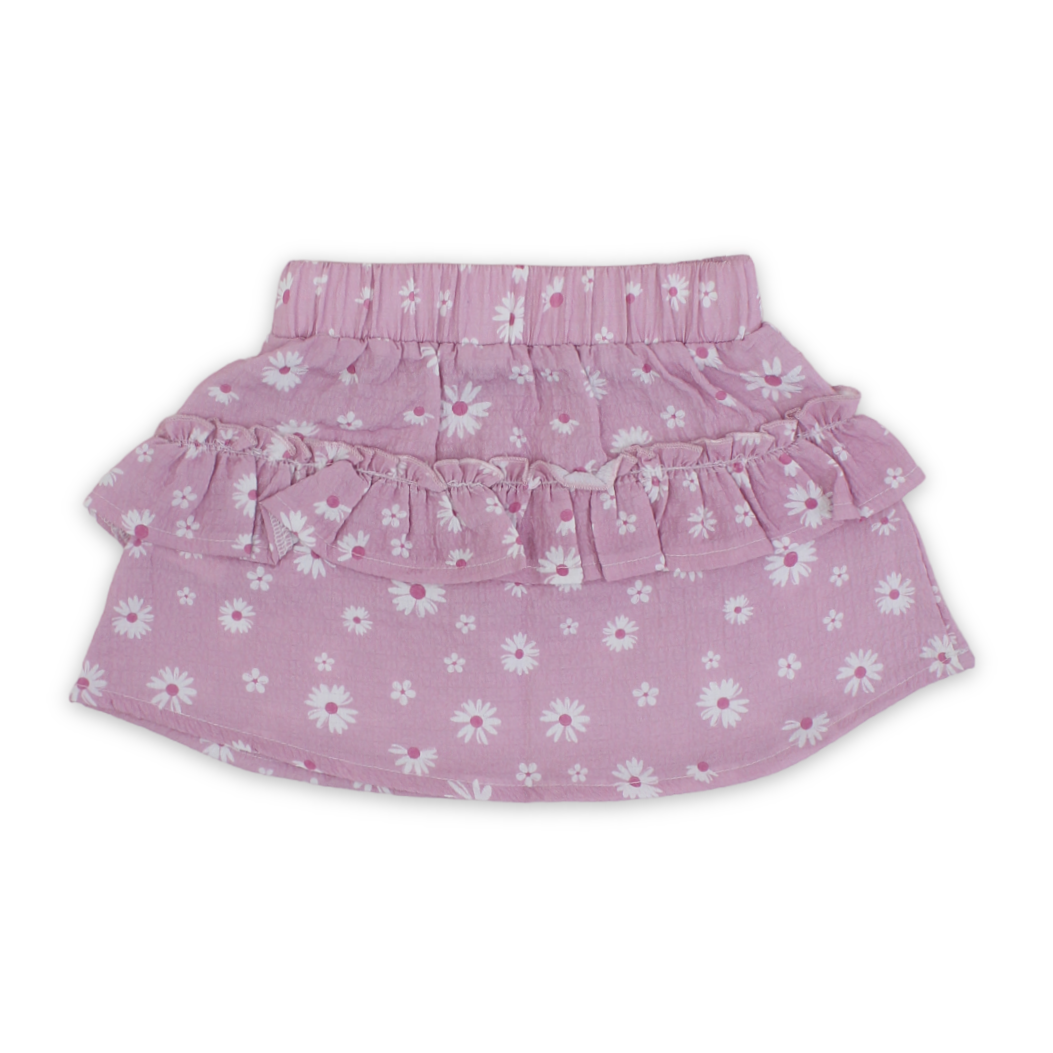 Baby Girls Cotton Skirt – Pink - Clothing - Pompelo